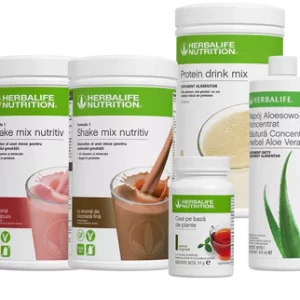 pachet complet pentru mic dejun si cina herbalife